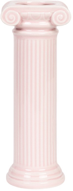 Ваза для цветов athena, 25 см, розовая