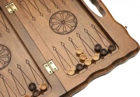 Нарды резные &quot;Арарат и Хор Вирап&quot; с ручкой 30, Haleyan