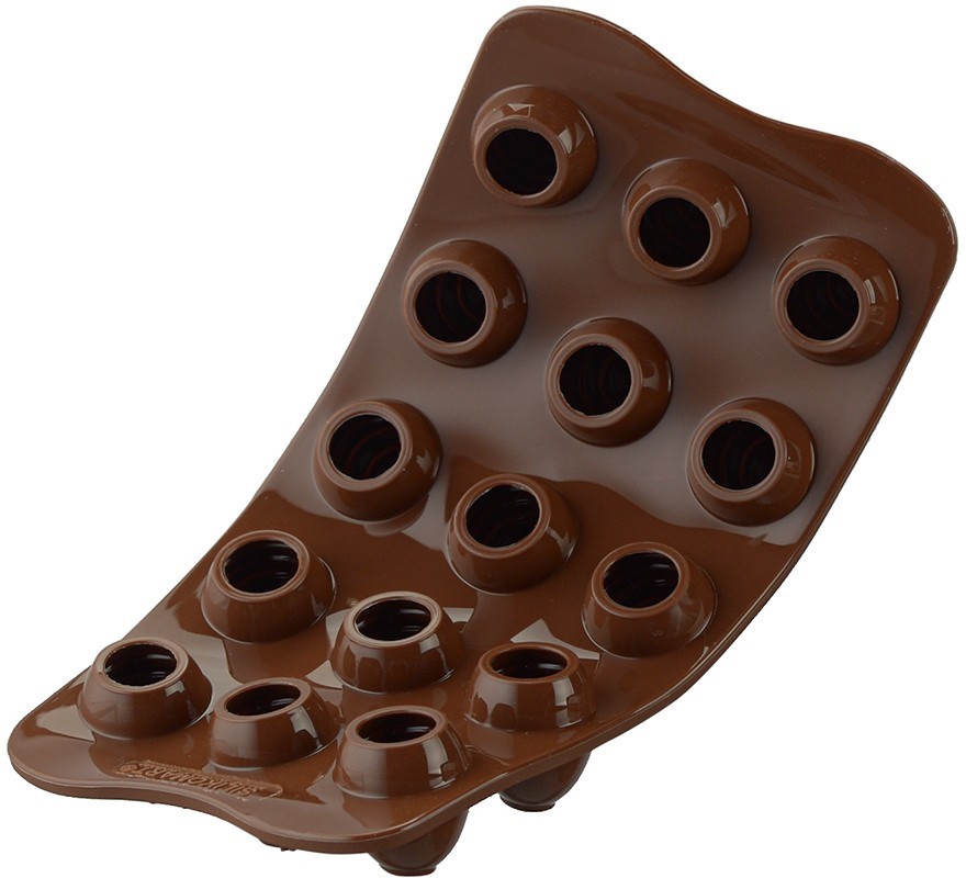 Форма для приготовления конфет choco spiral силиконовая