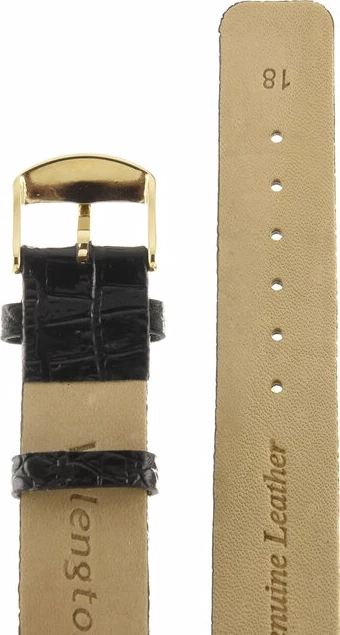 Ремешки velengton 18 черн змея зол заст