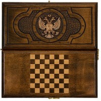 Нарды резные &quot;Герб РФ 3&quot; 30, Mirzoyan