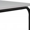 Стол обеденный ror, 70х70 см, черный/серый