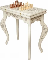 Стол ломберный Нарды + Шахматы, Патина, Ustyan