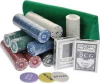 Набор для покера Holdem Light на 500 фишек с номиналом