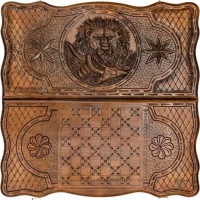 Нарды резные &quot;Лев с добычей&quot;, Mirzoyan