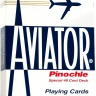 Карты "Aviator pinochle blue"