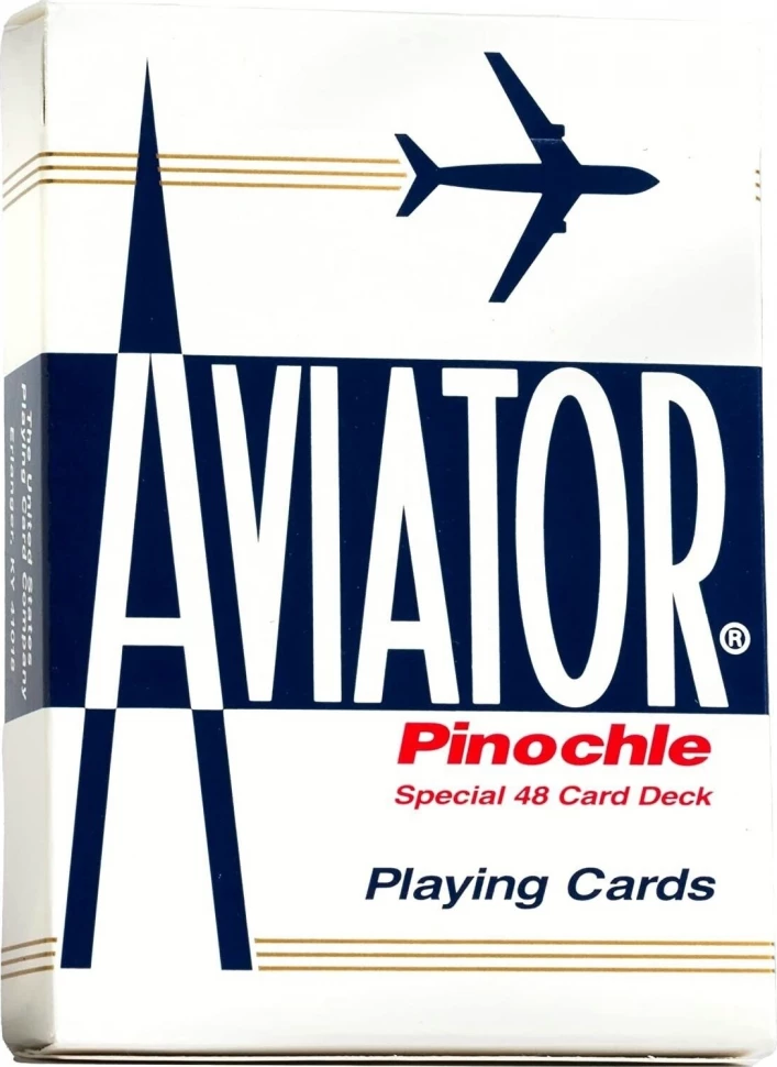 Карты "Aviator pinochle blue"