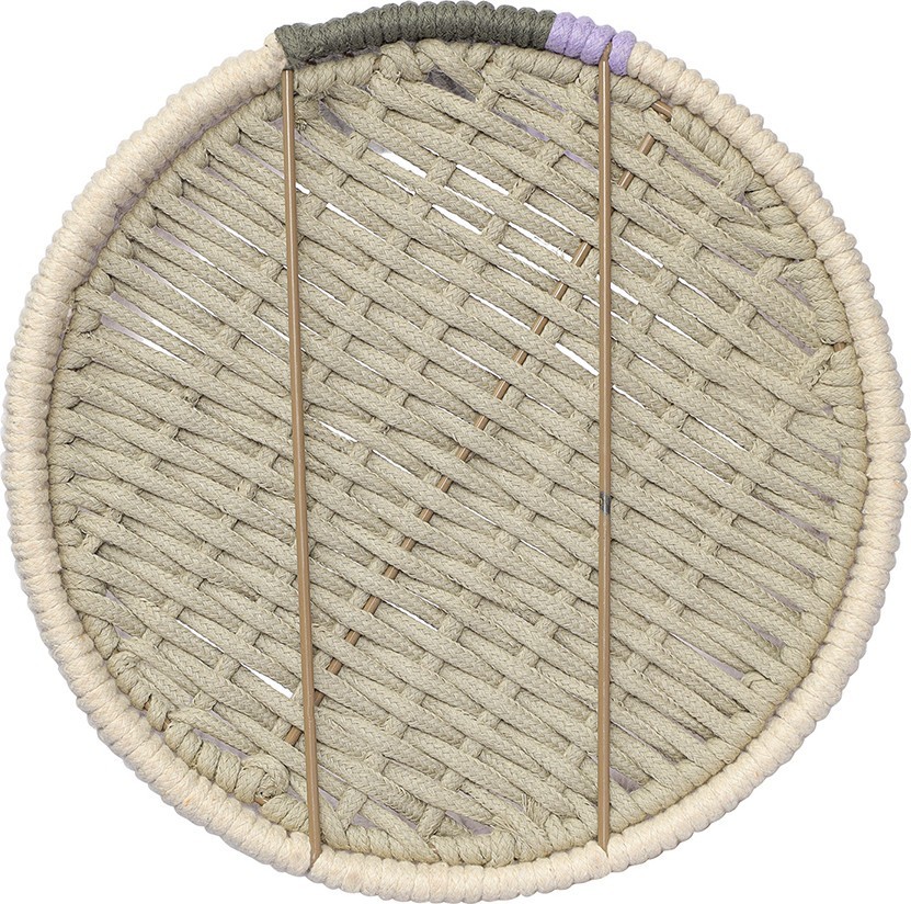 Корзина плетеная conga grey из коллекции ethnic, размер l