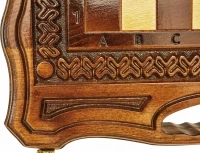 Шахматы + нарды резные Бриз-2 40, Haleyan