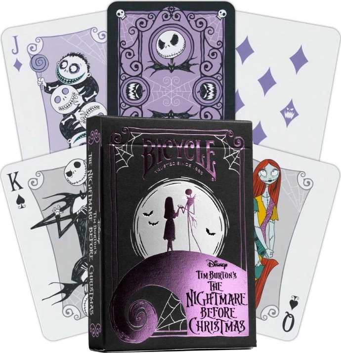 Карты "Bicycle Disney Nightmare B4 Xmas Standard Index"