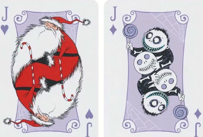 Карты "Bicycle Disney Nightmare B4 Xmas Standard Index"