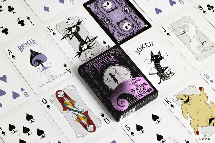 Карты "Bicycle Disney Nightmare B4 Xmas Standard Index"