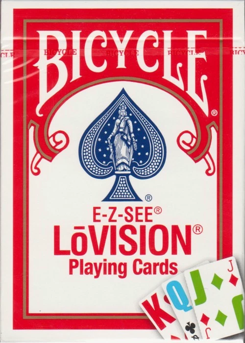 Карты "Bicycle Lovision red"