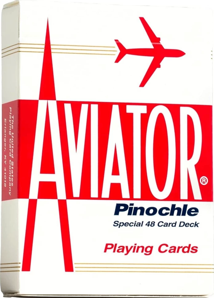 Карты "Aviator pinochle red"