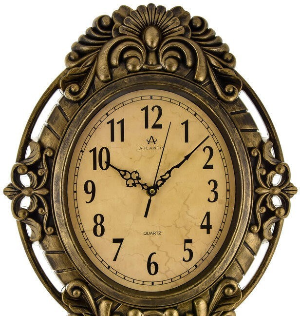 Настенные часы atlantis tld-35189a brown