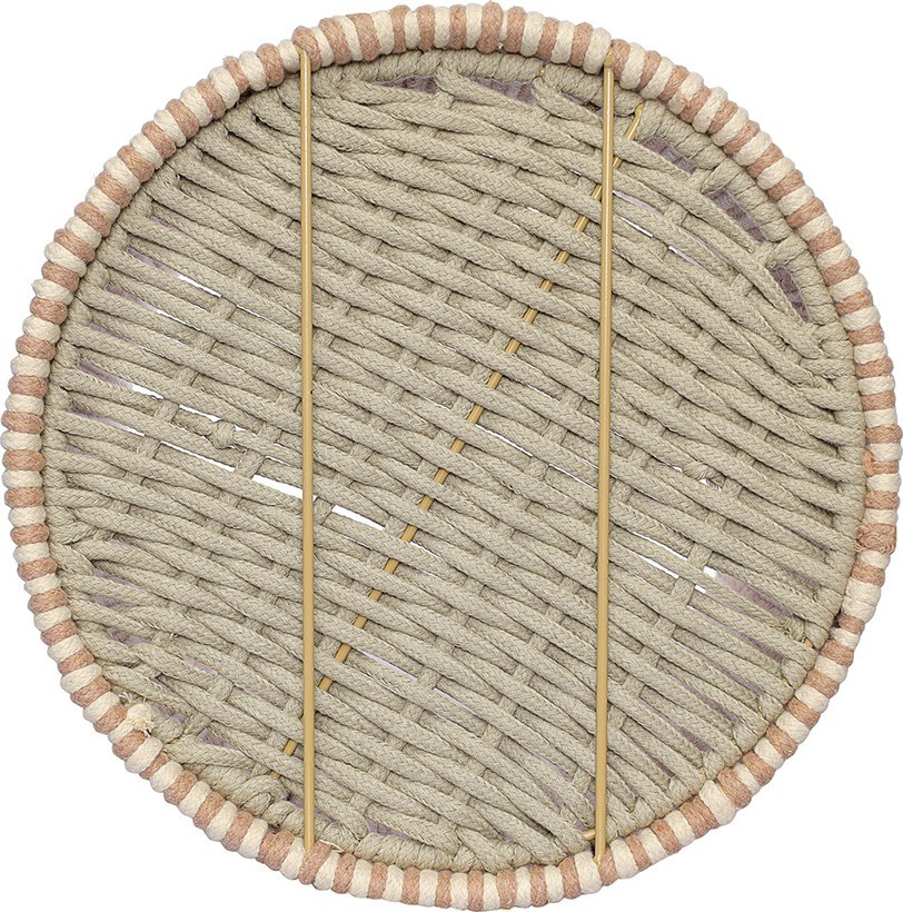 Корзина плетеная dholak beige из коллекции ethnic, размер m