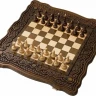 Шахматы + нарды резные "Бриз" 50, Haleyan