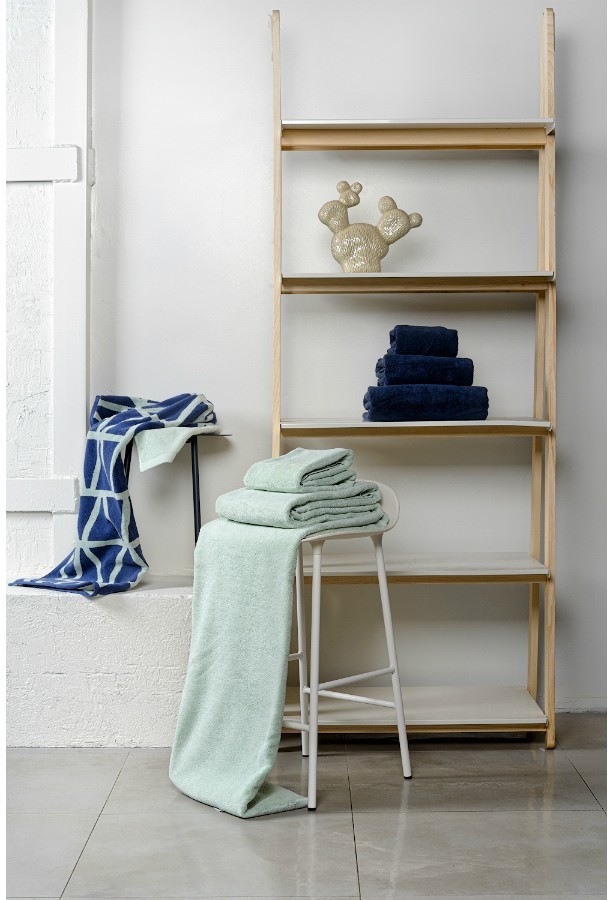 Полотенце для лица темно-синего цвета из коллекции essential, 30х30 см