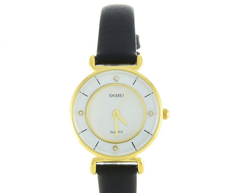 Skmei 1330LGD gold - leather