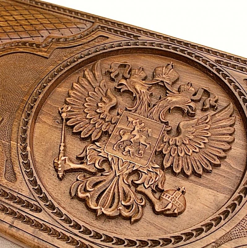 Нарды резные "Герб РФ", Mkhitaryan