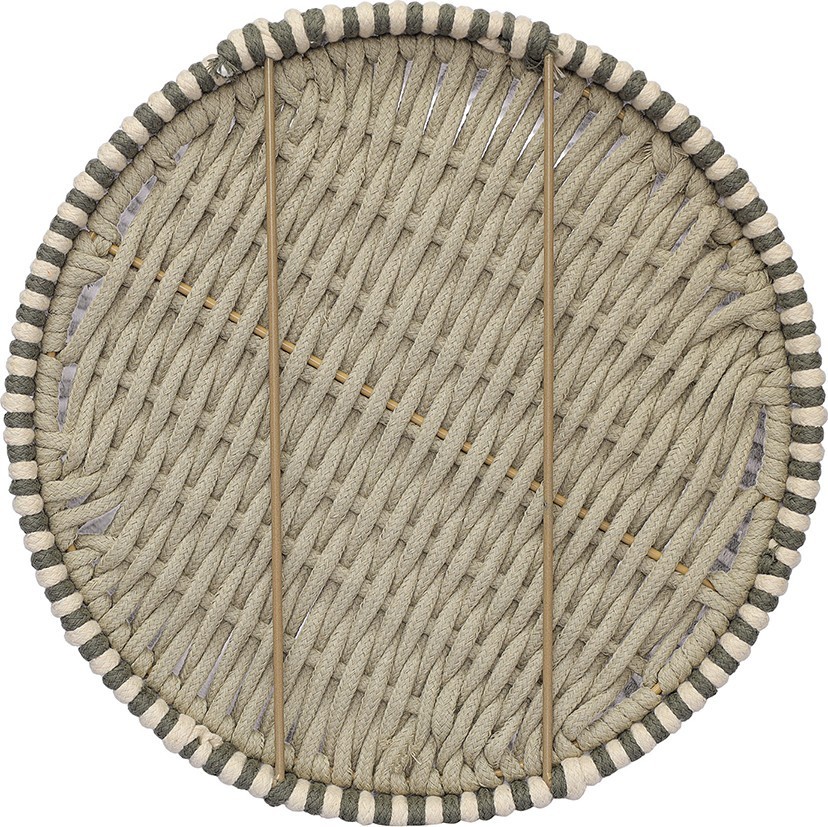 Корзина плетеная dholak grey из коллекции ethnic, размер m