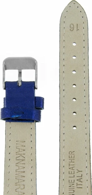 Ремешки maknamara 16 мм т.синий сер заст mp-16096