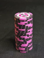 Фишки для игры в покер Black Stars номиналом 5000 (25шт)