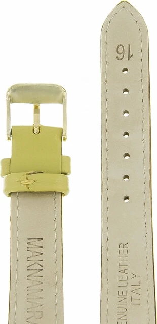 Ремешки maknamara 16 мм горчич зол заст