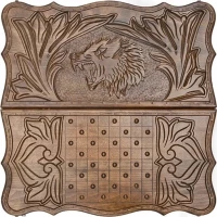 Нарды резные &quot;Волк&quot;, Petrosyan