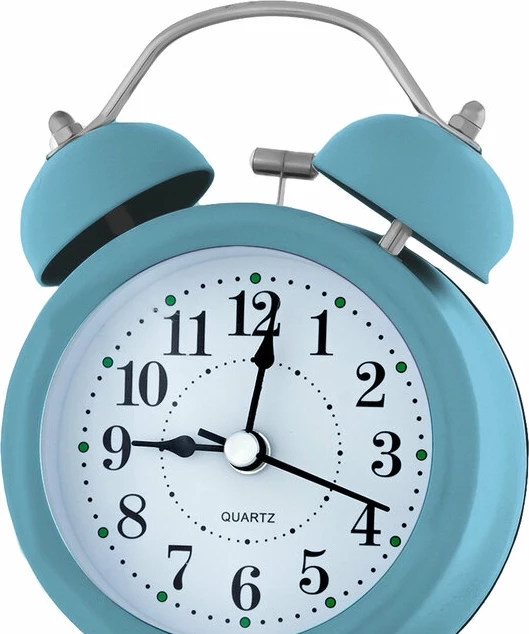 Будильники la minor 669 металл голубой