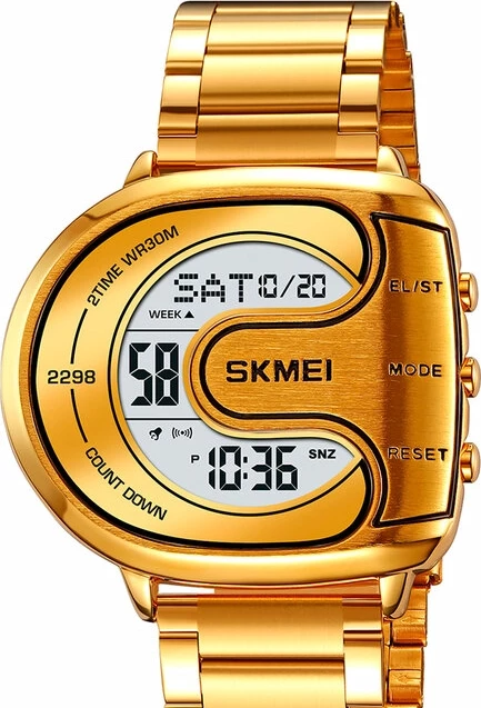 Наручные часы skmei 2298gdwt gold-white