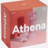 Набор из 4-х стаканов athena, розовые
