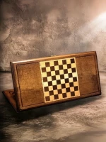 Нарды резные &quot;Золотой Узор 2&quot; 50, Mirzoyan