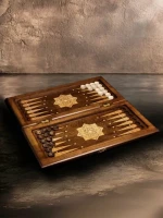 Нарды резные &quot;Золотой Узор 2&quot; 50, Mirzoyan