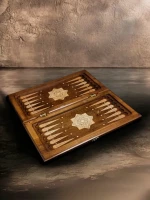 Нарды резные &quot;Золотой Узор 2&quot; 50, Mirzoyan