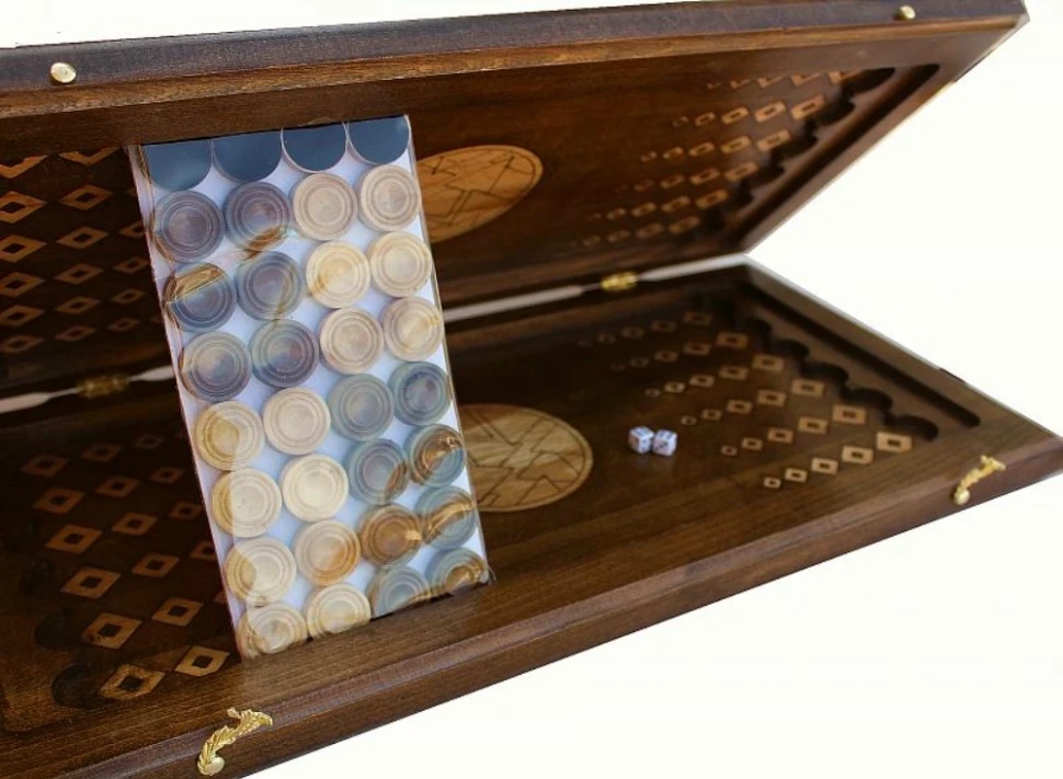 Нарды резные "Витраж 2", Ustyan