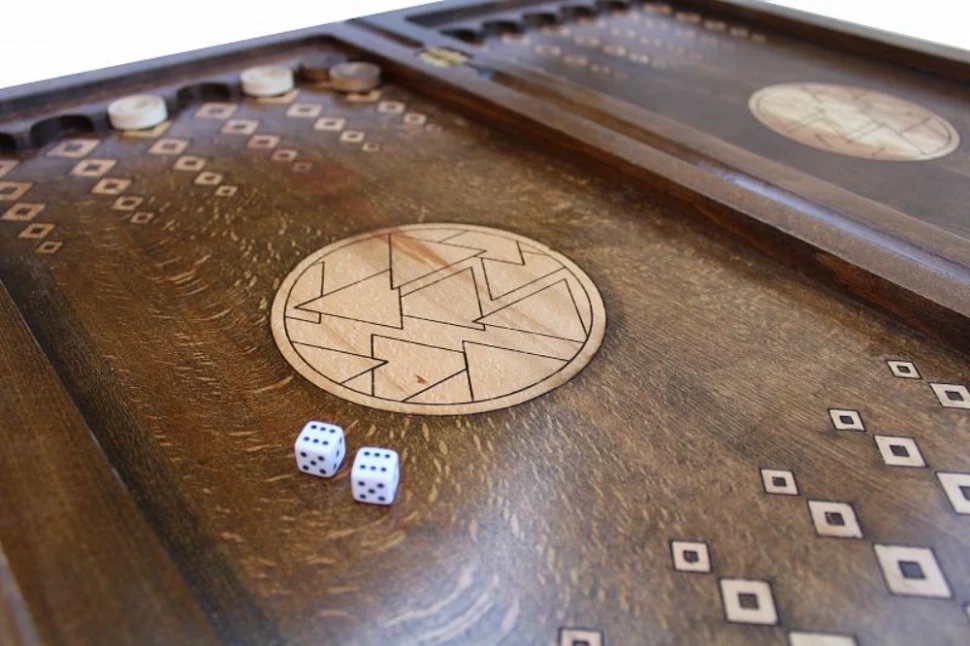 Нарды резные "Витраж 2", Ustyan