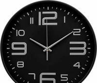 Настенные часы la minor 8098 А-2 черно-серебр