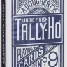 Карты "Tally-Ho Standard Index blue Fan"