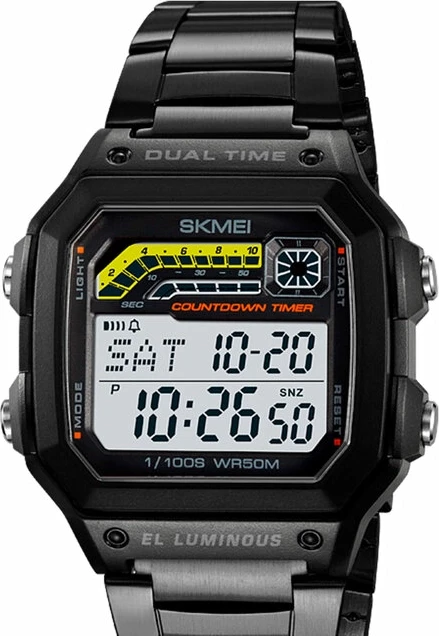 Наручные часы skmei 2307sbk black-steel