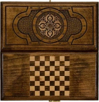 Нарды резные &quot;Золотой Узор 1&quot; 30, Mirzoyan