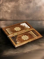 Нарды резные &quot;Золотой Узор 1&quot; 30, Mirzoyan