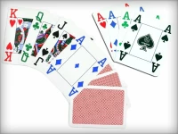 Карты &quot;Copag 4 Colour (red)&quot;