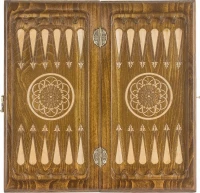 Шахматы + нарды резные &quot;Армянский Орнамент 2&quot; 50, Haleyan