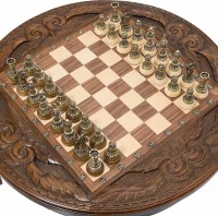 Стол ломберный шахматный &quot;Круг Света&quot;, Haleyan