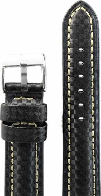 Ремешки "kmv" s-374 (1.22), 20 р-р, чер с бел стр.