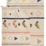 Ковер из хлопка в этническом стиле с орнаментом Птицы из коллекции ethnic, 120х180 см
