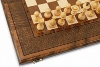 Шахматы + нарды резные 139 с ручкой 30, Haleyan