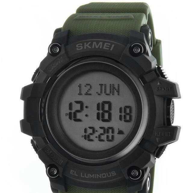 Наручные часы skmei 1680agwt amry green/white