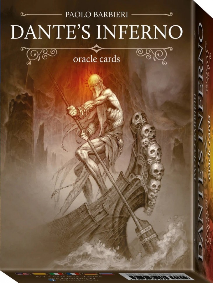 Карты Таро "Dante's Inferno Oracle Cards" Lo Scarabeo / Карты Оракула Ада Данте